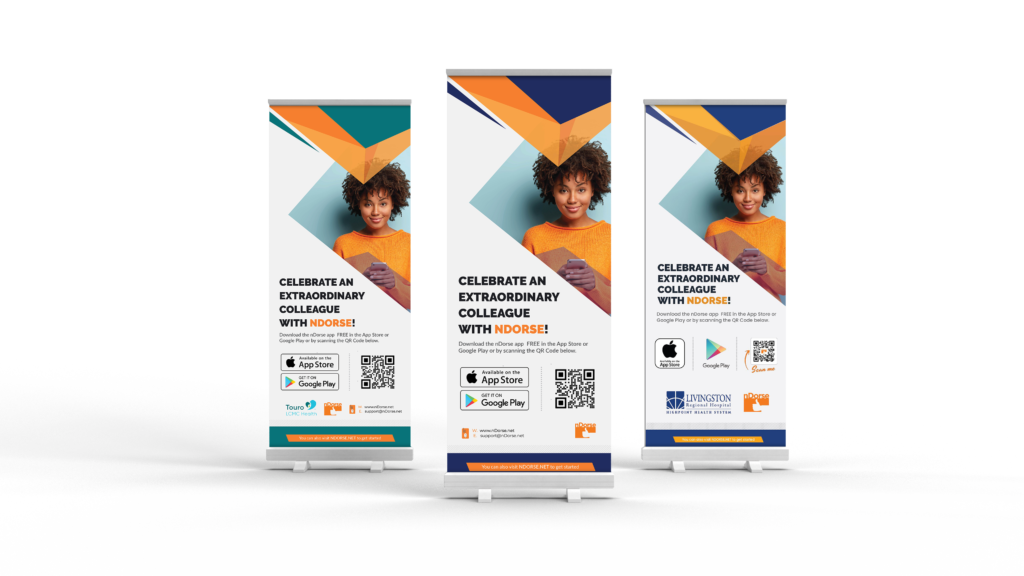 NDORSE Custom Branded Hospital Banners - Designed By WebMark